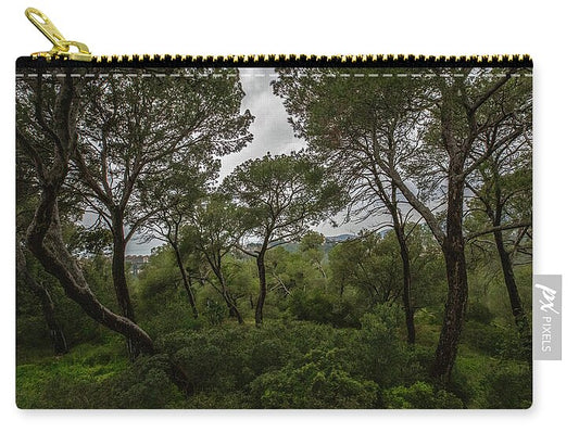 Hillside View from Spain Castle Gardens II - Zip Pouch
