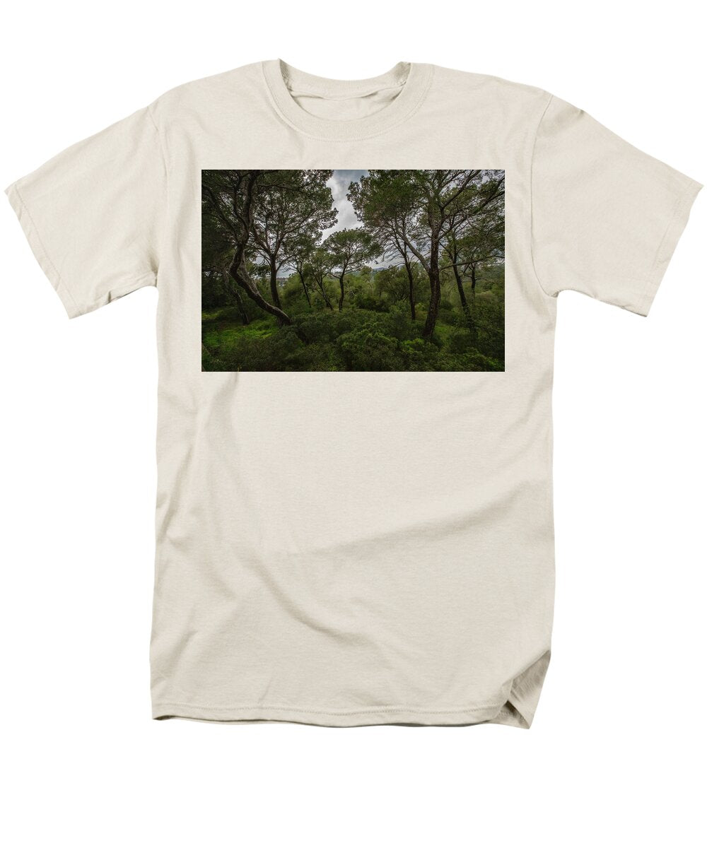 Hillside View from Spain Castle Gardens II - Men's T-Shirt  (Regular Fit)