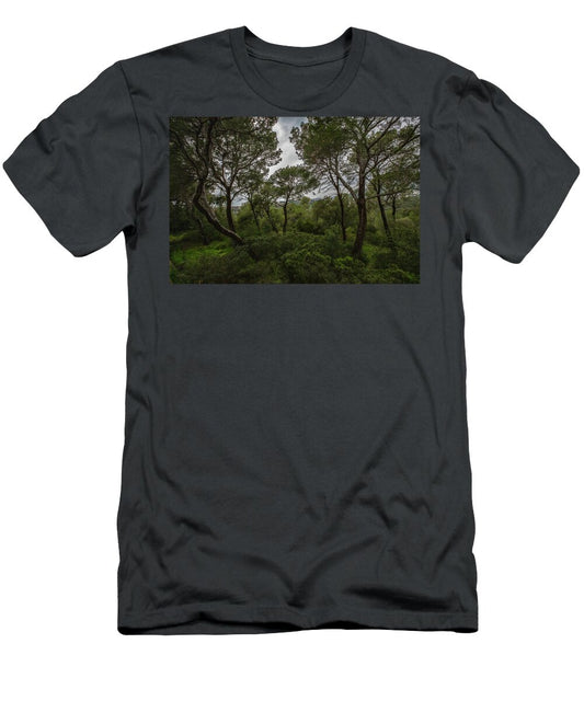 Hillside View from Spain Castle Gardens II - T-Shirt